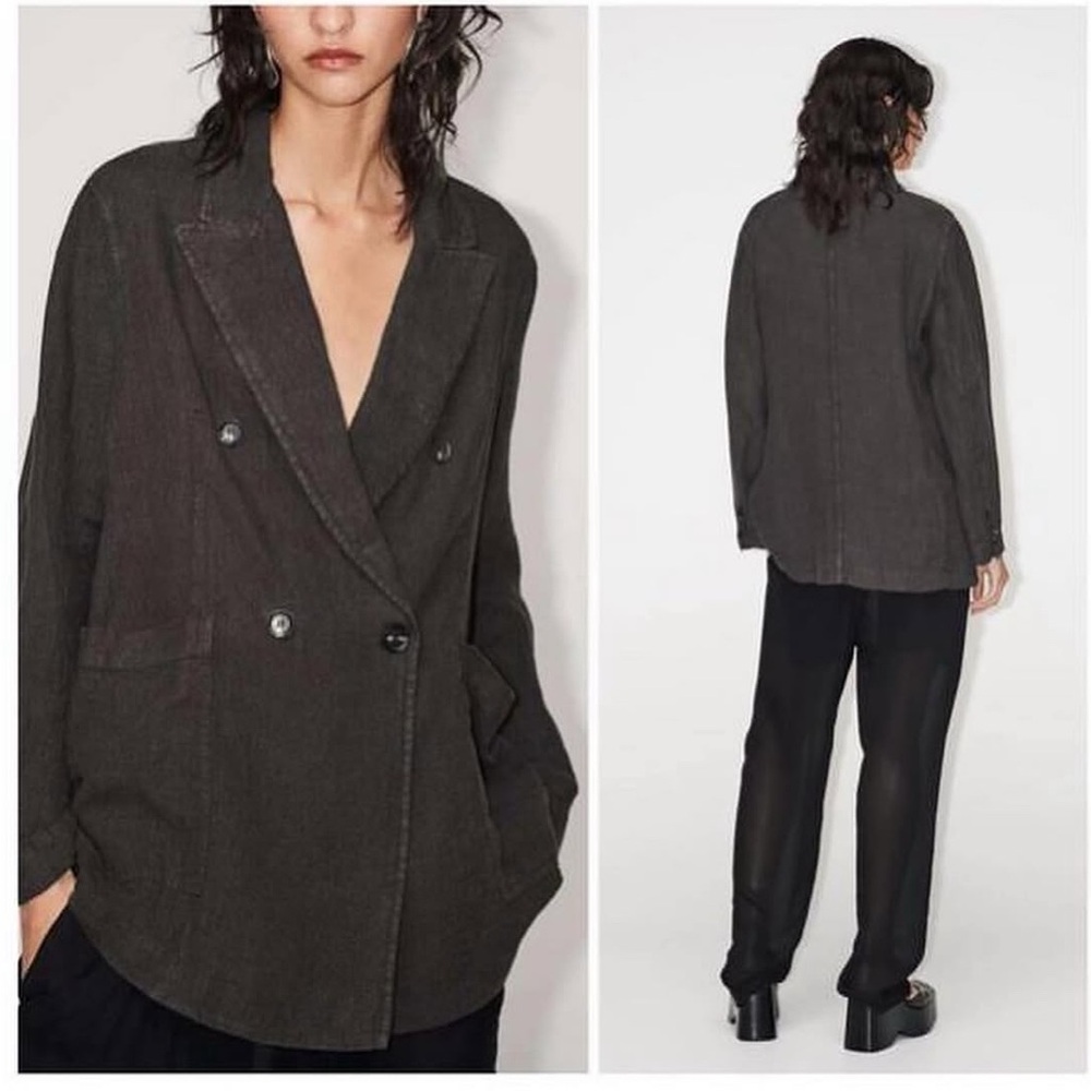 Zara Women's Charcoal Blazer